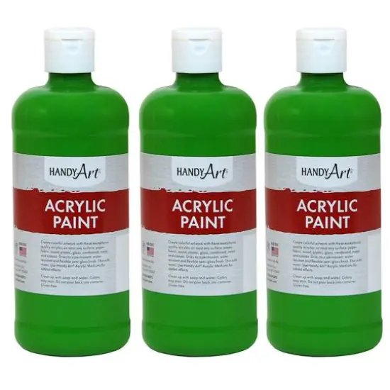 Handy Art&reg; Acrylic Paint, 3ct. Deep Yellow {2}