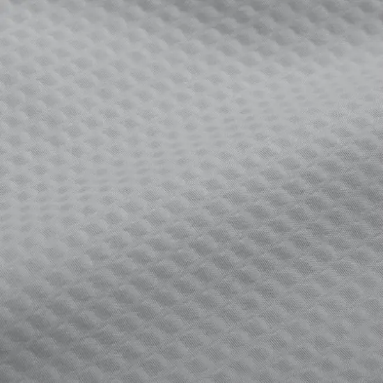 Bath Bliss Microfiber Soft Touch Diamond Design Shower Curtain Liner Silver {7}