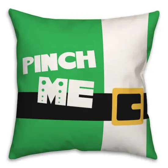 Pinch Me 18" x 18" Throw Pillow {1}