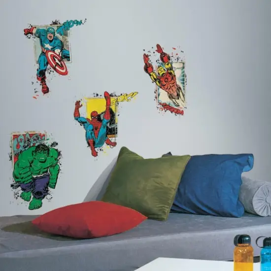 RoomMates Marvel Superhero Burst Peel & Stick Giant Wall Decals {4}