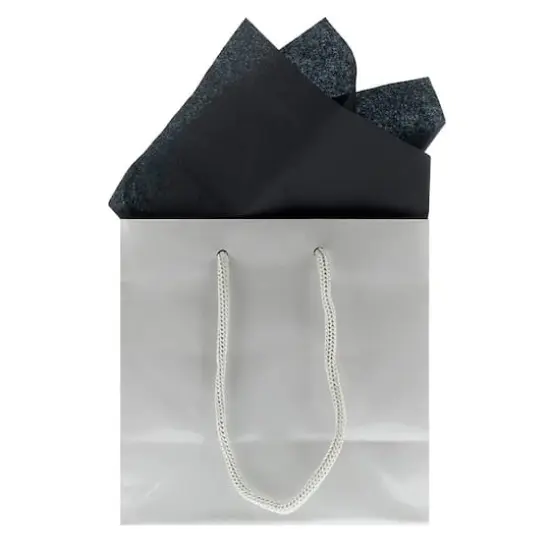 JAM Paper Tissue Paper, 480 Sheets Black {6}