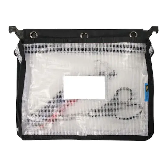 Innovative Storage Designs Clear Mesh Expanding Zipper Pouch {3}