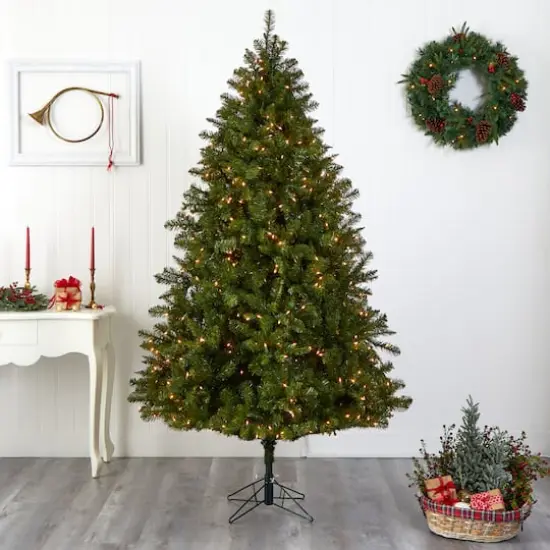 7.5ft. Pre-Lit Windermere Christmas Tree, Clear Lights {6}