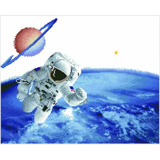 Diamond Dotz&reg; Advanced Beam Me Up Diamond Painting Kit {3}