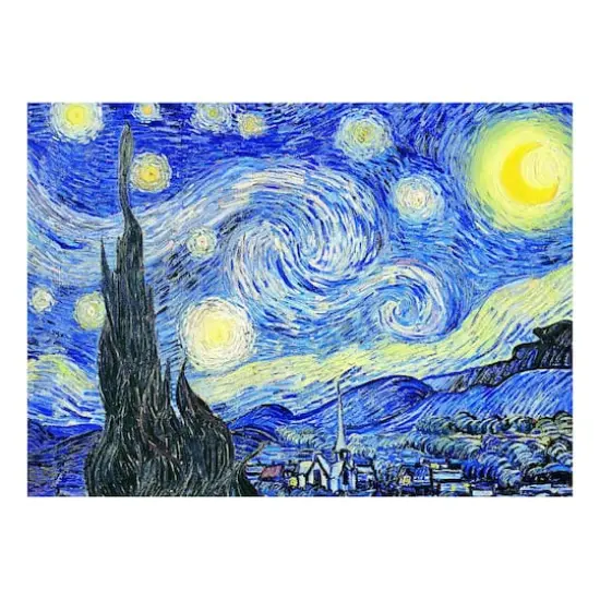 Vincent Van Gogh Starry Night 1000 Piece Jigsaw Puzzle {3}