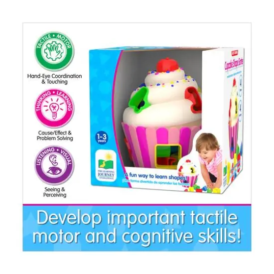Early Learning - Cupcake Shape Sorter {6}