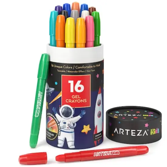 Arteza&reg; Kids Gel Crayons, 16 ct {1}