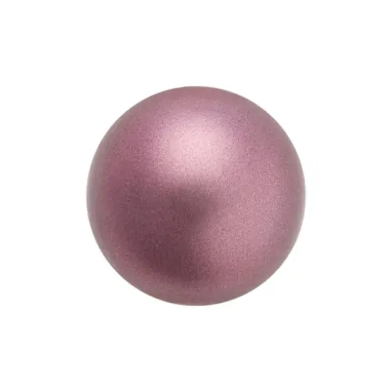 Preciosa Maxima 10mm Glass Nacre Pearls, 10ct. Light Burgundy {1}