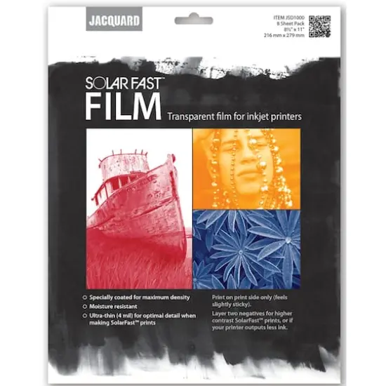 Jacquard SolarFast&trade; Film, 8ct. {1}