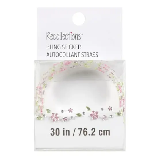 Pastel Flowers Bling on a Roll Embellishments by Recollections&trade; {5}