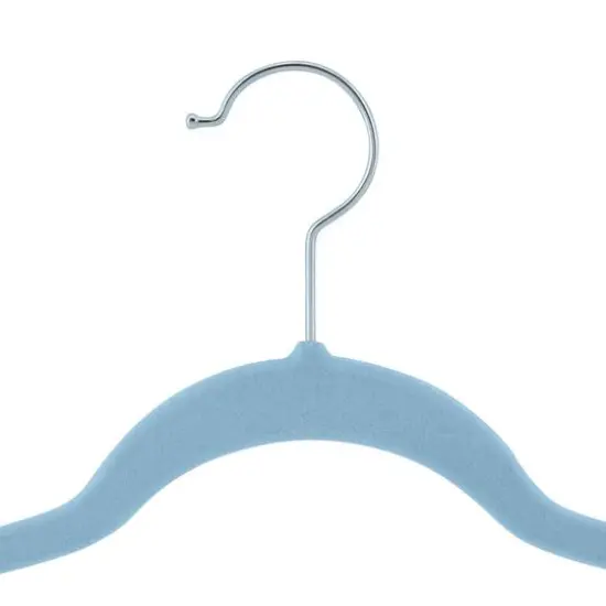 Laura Ashley Kids Velvet Hangers, 25ct. Light Blue {9}
