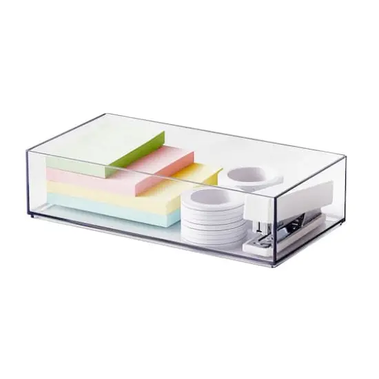 8" x 4" Clear Stacking Storage Tray by Simply Tidy&trade; {3}