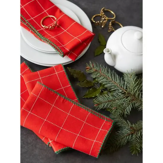 DII&reg; Joyful Snowflakes Jacquard Napkins, 6ct. {9}
