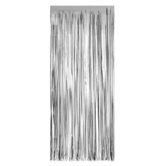 Silver Fringe Curtain by Celebrate It&trade; {4}