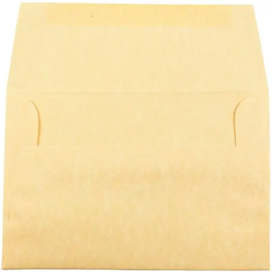 JAM Paper A8 Parchment Invitation Envelopes, 50ct. Antique Gold {4}