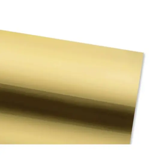 PA Vinyl Foil Permanent Adhesive Vinyl Gold {3}