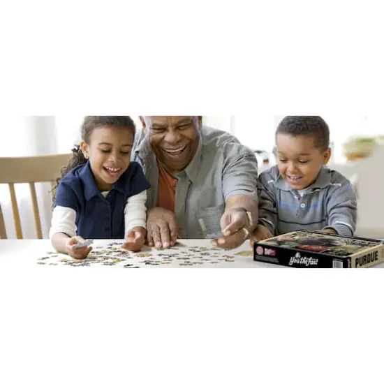 College Team Retro Series 500 Piece Puzzle Purdue Boilermakers Football {4}