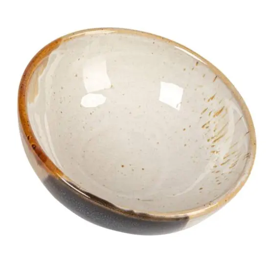Hello Honey&reg; 5" Tan & White Earthen Charm Stoneware Bowls, 4ct. {7}