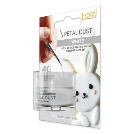 Bakell&reg; Petal Dust Edible Matte Finish Powder White {7}