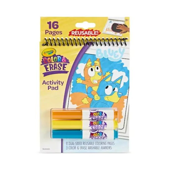 Crayola&reg; Color & Erase&trade; Bluey Activity Pad {1}