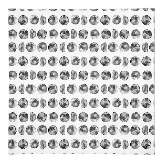 Moon Phases Pattern 10" x 10" Cotton Twill Napkin {1}