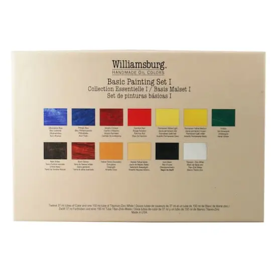 Williamsburg&reg; Artist Oil Colors Basic Painting Set No. 1 {4}