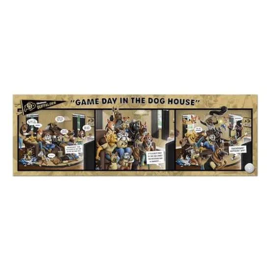 College Game Day in the Dog House 1,000 Piece Puzzle Colorado Buffaloes {5}