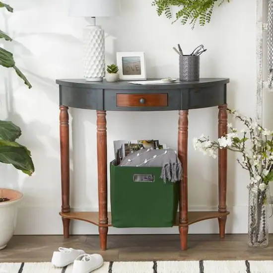 DII&reg; 11" Polyester Solid Storage Cube Hunter Green {4}