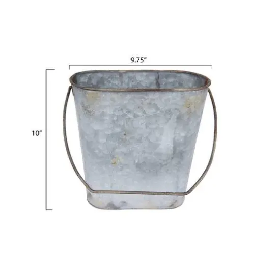 Hello Honey&reg; Magazine & Toilet Paper Wall Tin Bucket {6}