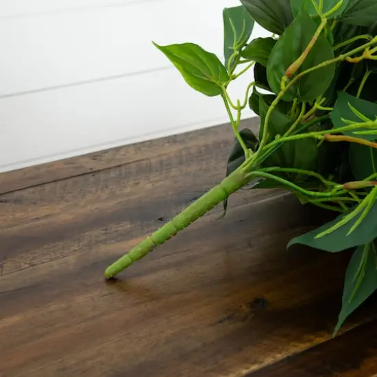 32" UV Resistant Artificial Philodendron Hanging Plant, 2ct. {9}