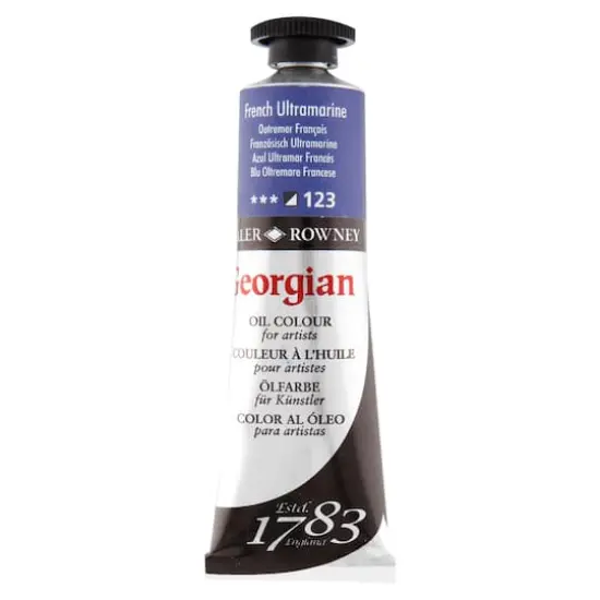 Daler-Rowney&reg; Georgian Oil Colour, 38mL 123 French Ultramarine {1}