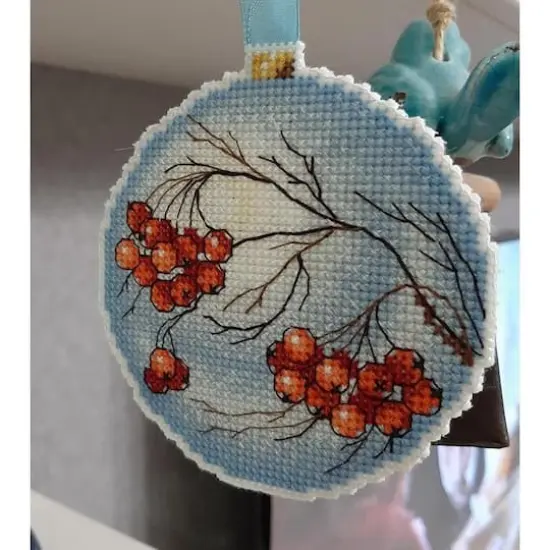 MP Studia Christmas Tree Decoration - Rowan Plastic Canvas Counted Cross Stitch Kit {5}