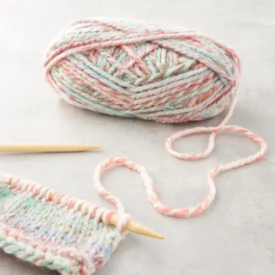 Lion Brand&reg; Wool-Ease&reg; Thick & Quick&reg; Prints, Stripes & Metallics Yarn Carousel {3}