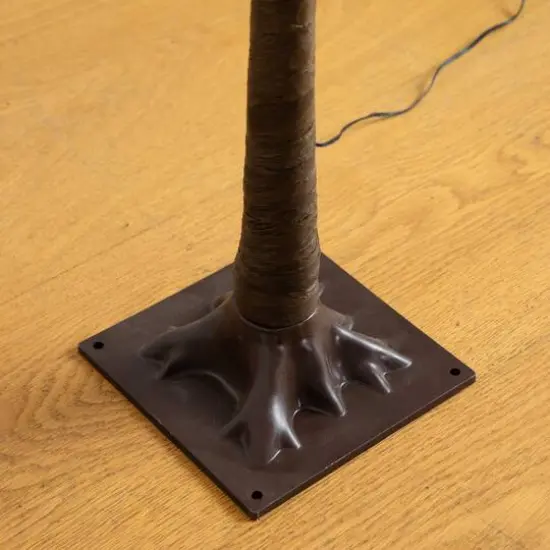 4ft. Pre-Lit Minimalist Autumn Maple Artificial Fall Tree with 56 Warm White LED Lights {6}