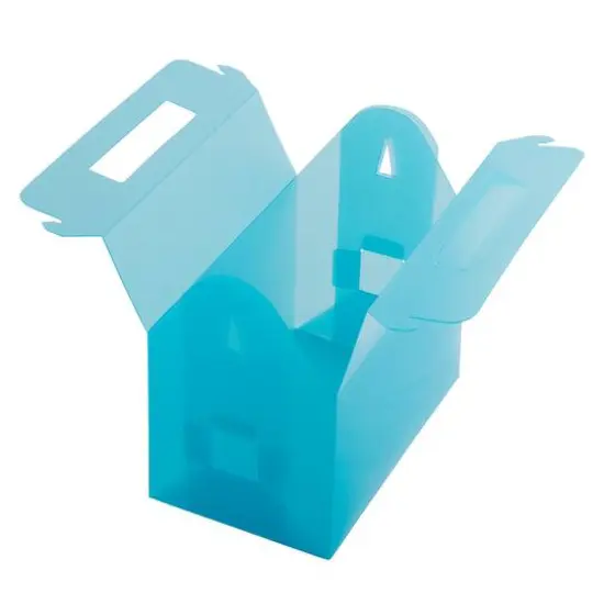 JAM Paper Plastic Lunchbox Blue Frost {5}