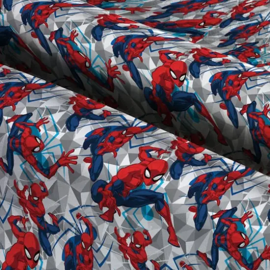 Marvel&reg; Spider-Man Geo Packed Cotton Fabric {3}