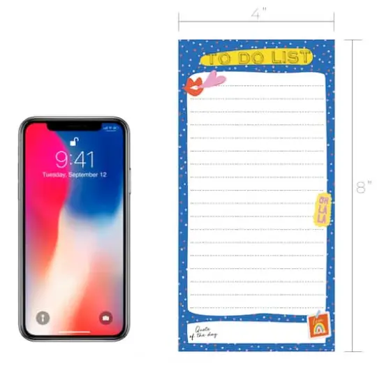 TF Publishing Blue La La Magnet List Pad {6}