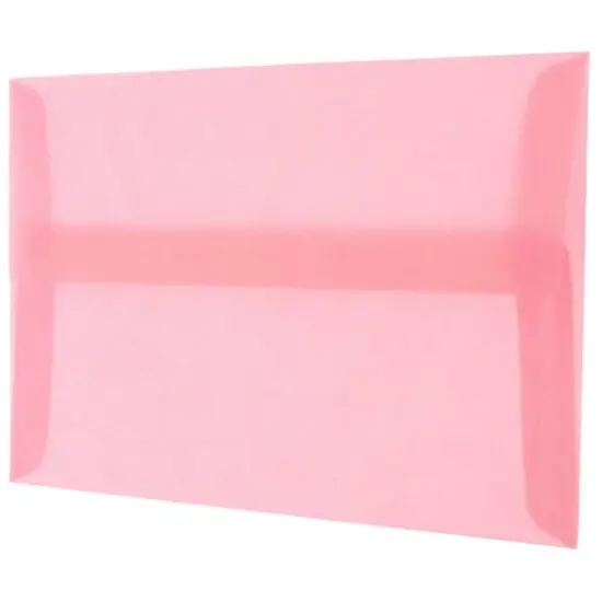 JAM Paper A1 Translucent Vellum Invitation Envelopes, 50ct. Blush Pink {4}