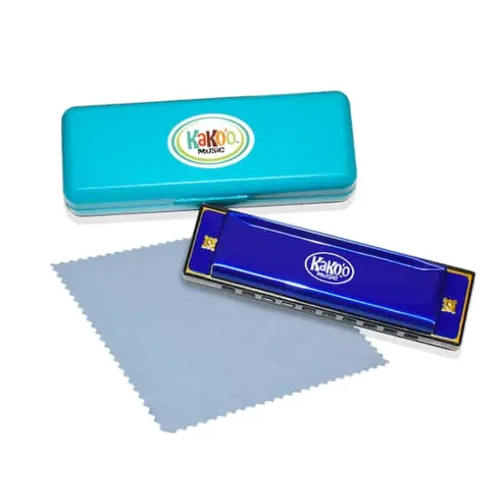Salus Kako'o Blue Classic Metal Harmonica {1}