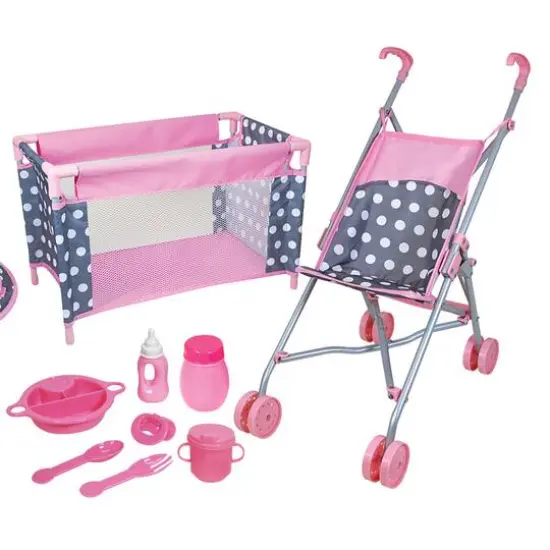 Lissi Dolls Doll Deluxe Nursery Play Set With Accessories {4}