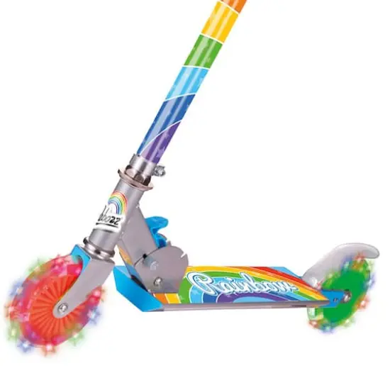 Rainbow Scooter With Flashing Wheels {5}