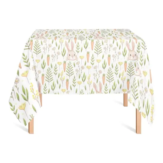 Bunny And Carrot Pattern 1 58" x 58" Tablecloth {3}