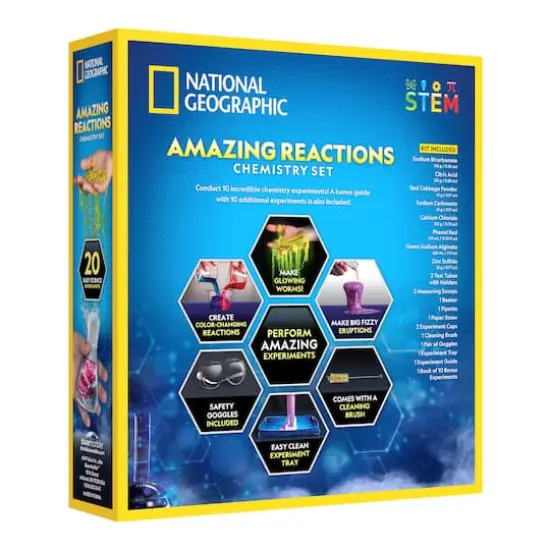 National Geographic&trade; Amazing Reactions Chemistry Set {6}