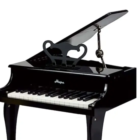 Hape Happy Grand Piano Black Wooden Musical Instrument {6}