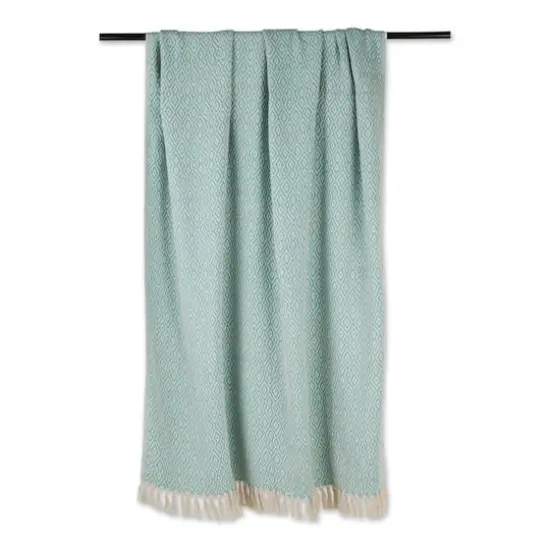 DII&reg; Double Diamond Throw Aqua {4}