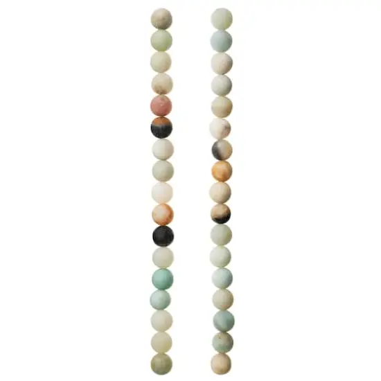 Matte Amazonite Round Beads, 8mm by Bead Landing&trade; {4}