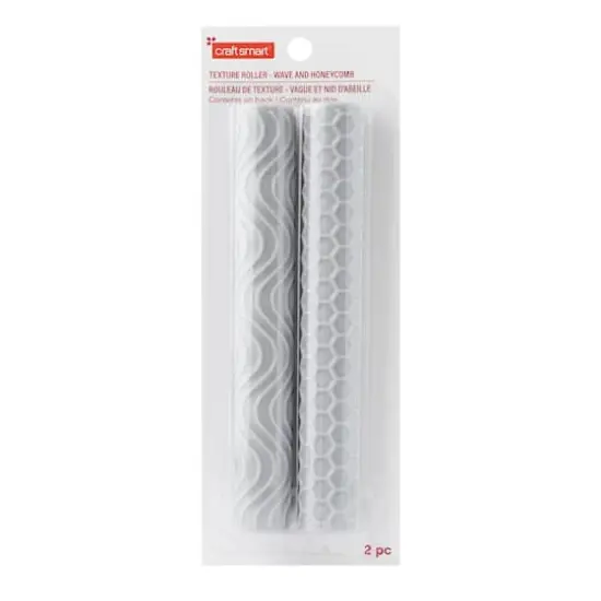 Wave & Honeycomb Texture Rollers by Craft Smart&reg; {5}