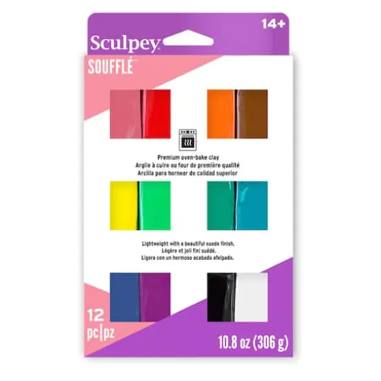 Sculpey Souffl&eacute;&trade; 12 Color Sampler {5}