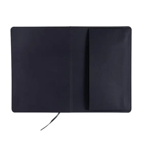 Fabriano® Ecoqua Plus Dotted A5 Fabric-Bound Notebook Gray {7}