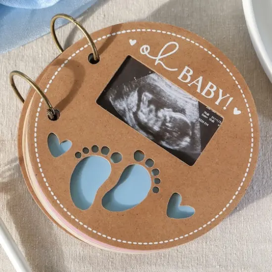 Kate Aspen&reg; Kraft Circle Baby Shower Keepsake Book {3}